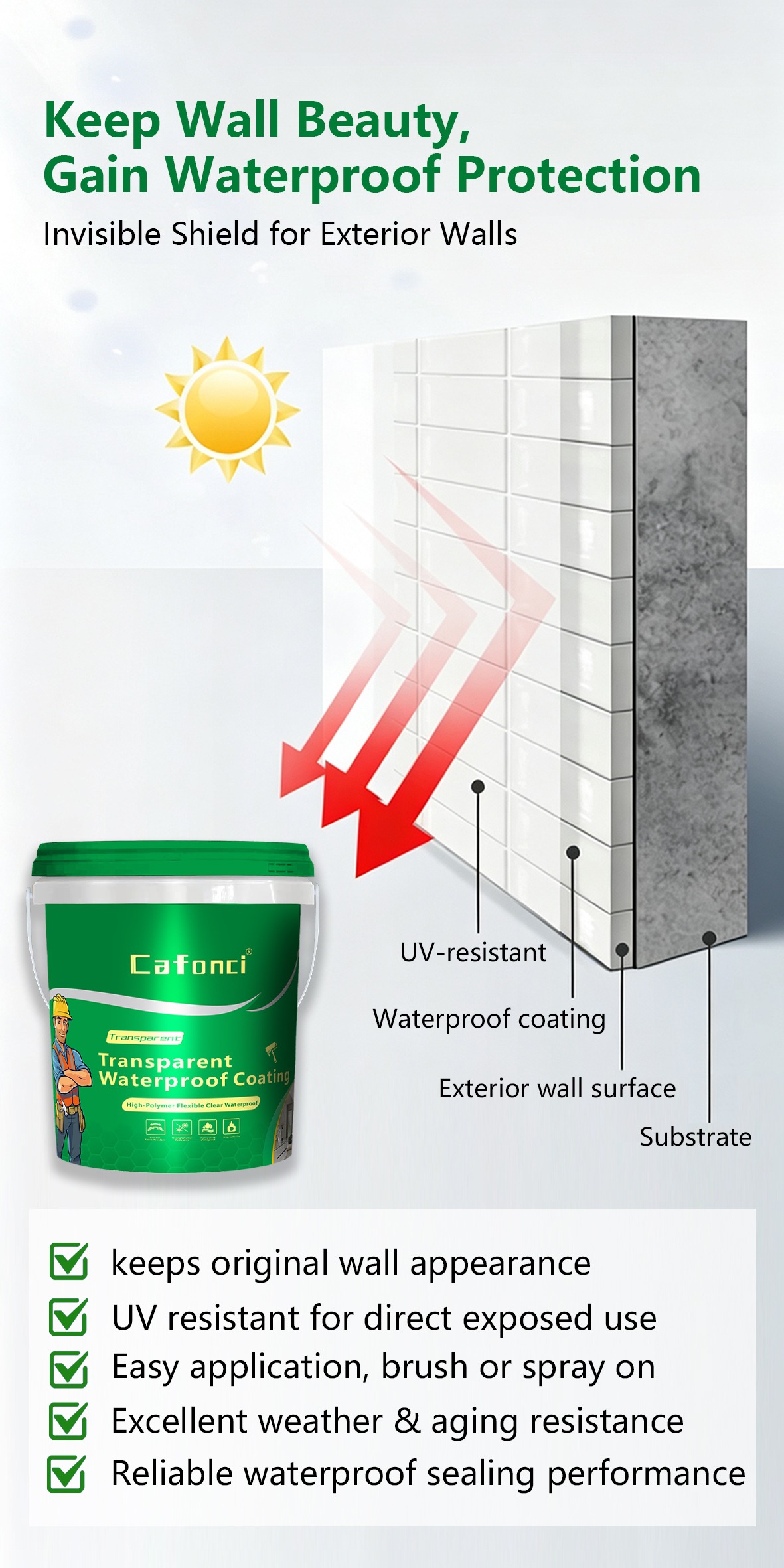 Transparent Exterior Wall Waterproofing(Image3)